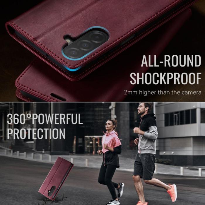 Caseme - CASEME 033 Series Fodral för Samsung Galaxy A17 5G/4G Röd