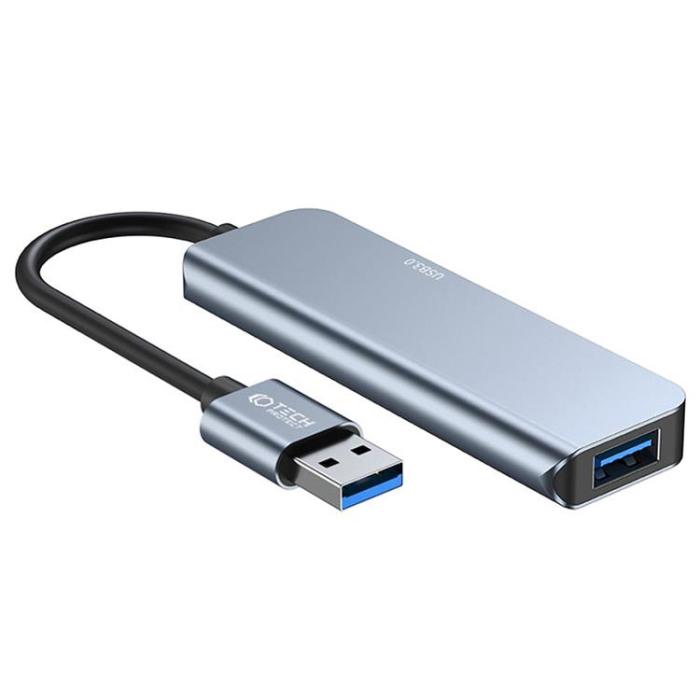 Tech-Protect - Tech-Protect 5IN1 Hub Adapter - Grå
