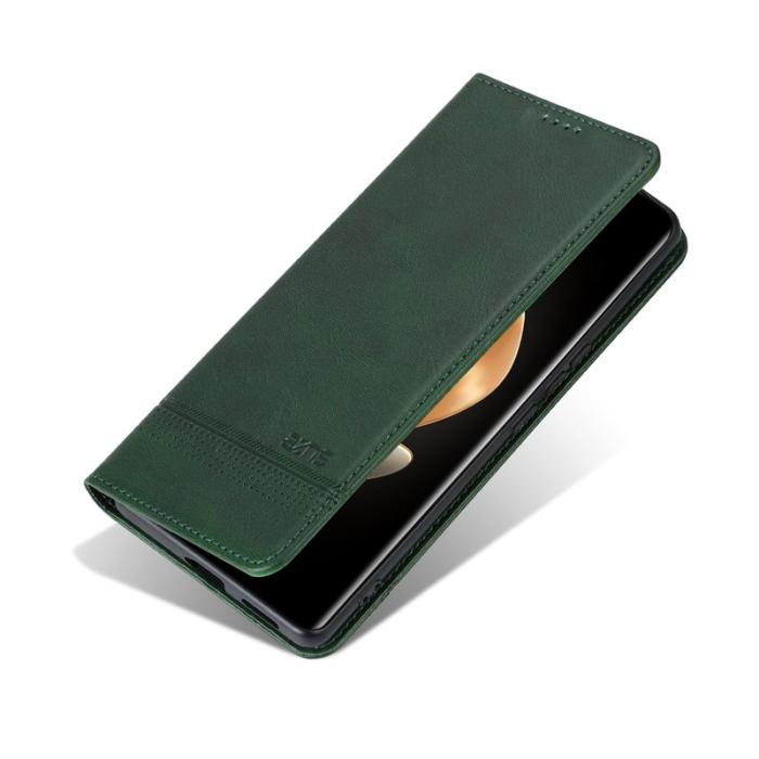 AZNS - AZNS Xiaomi 14 Ultra Plånboksfodral Konstläder - Grön
