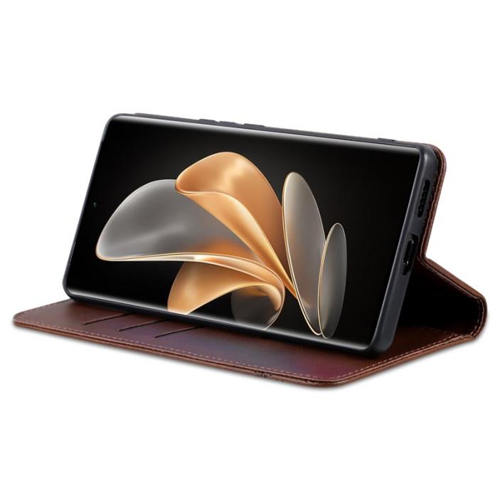AZNS - AZNS Xiaomi 14 Ultra Plånboksfodral Konstläder - Brun