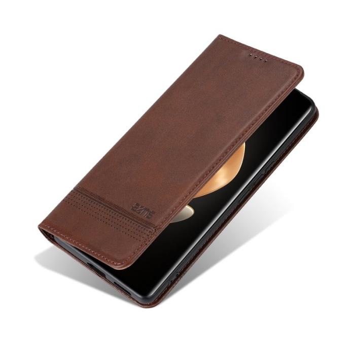 AZNS - AZNS Xiaomi 14 Ultra Plånboksfodral Konstläder - Brun