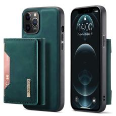 DG.MING - DG.MING M2 Series Pl&aring;nboksfodral Konstl&auml;der med St&auml;ll f&ouml;r iPhone 12 - Gr&ouml;n