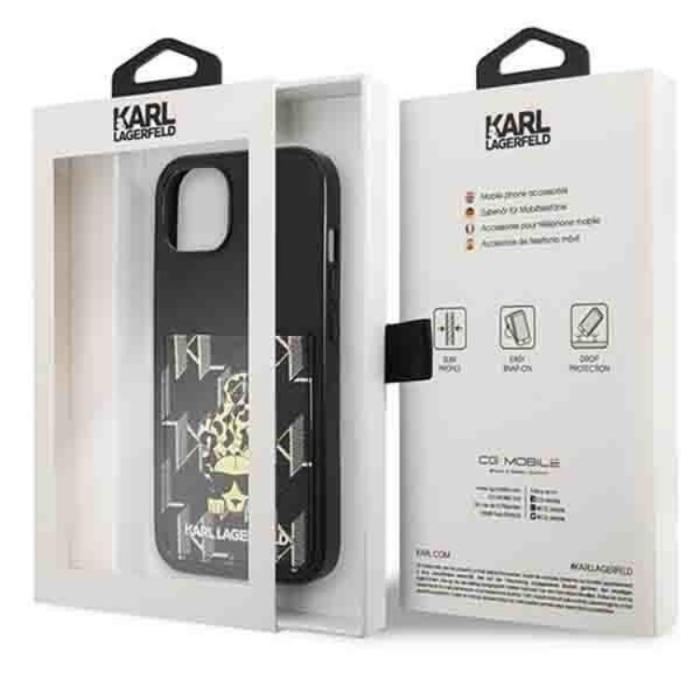 KARL LAGERFELD - Karl Lagerfeld iPhone 13 Mobilskal Korthållare Karlimals