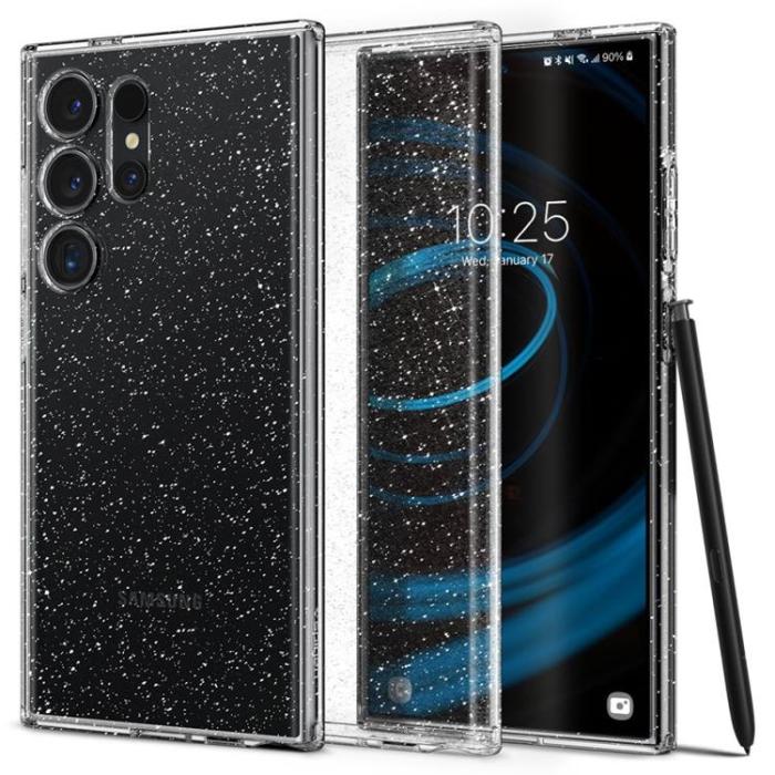 Spigen - Spigen Galaxy S24 Ultra Mobilskal Liquid Crystal - Glitter