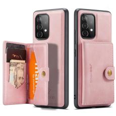 JEEHOOD - JEEHOOD Magnetic Konstl&auml;der Pl&aring;nboksfodral f&ouml;r Samsung Galaxy A32 5G - Ros&eacute;guld