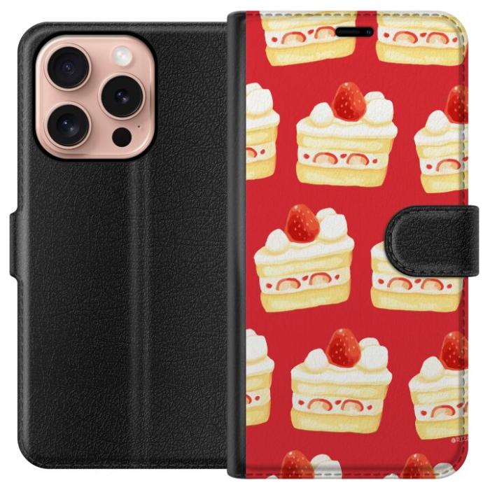 iSecrets - Plånboksfodral till Apple iPhone 16 Pro med Tårta
