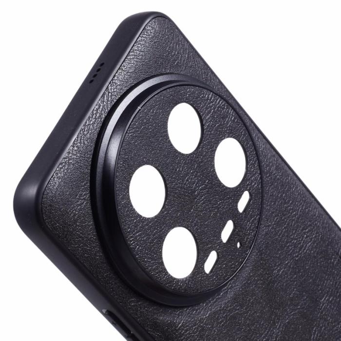 X-Level - X-LEVEL Bojue-3 Mobilskal till Xiaomi 14 Ultra PU Läder Hybrid Svart