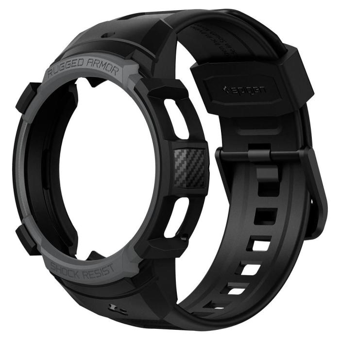 UTGATT - Spigen Rugged Armor Pro Galaxy Watch 4 Classic (42mm) - Grå