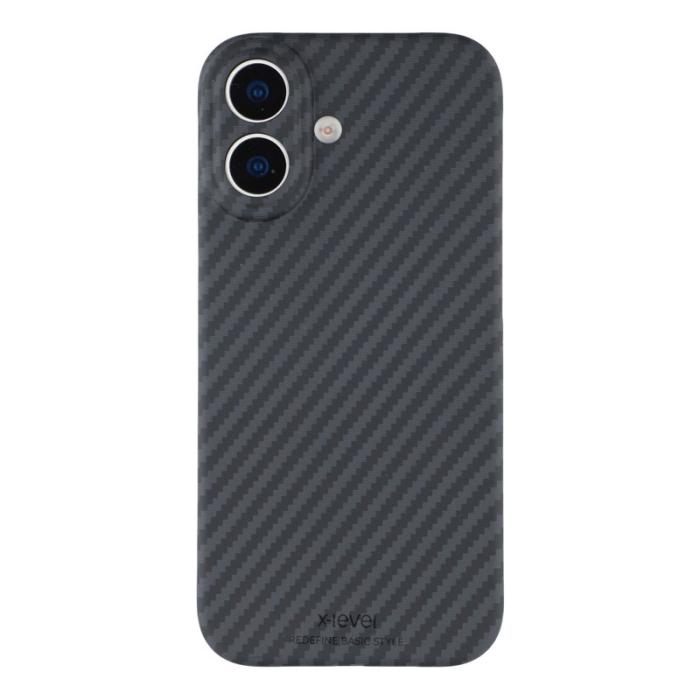 X-Level - X-LEVEL Mobilskal till iPhone 17 Magnetiskt Kolfiber Ultra-Tunn Svart