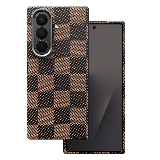 Galaxy Z Fold 7 Mobilskal MagSafe Kevlar - Guld Shangge | 2353 | AlltMobil