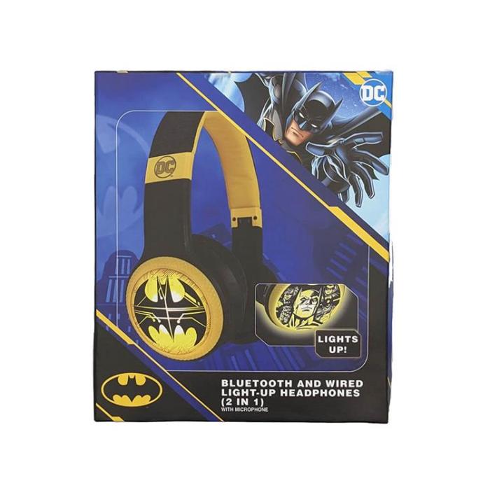 BATMAN - Batman Hörlur Trådlös LED On-Ear