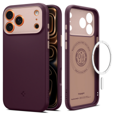 Spigen - Spigen iPhone 17 Pro Max Mobilskal Magsafe Nano Pop - Burgundy Bean