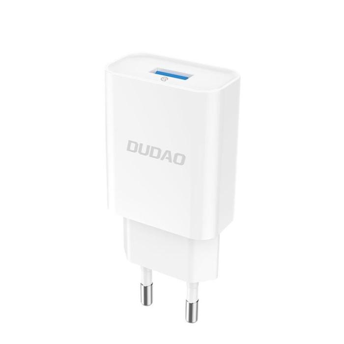 UTGATT1 - Dudao EU Home Travel Väggladdare USB 5V/2.4A - Vit