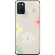 Gustaf - Mobilskal till Samsung Galaxy A03s med fejdande blommor