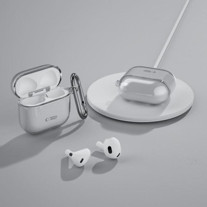 Tech-Protect - Tech-Protect Apple Airpods 4 Skal Flexair - Ash Grå