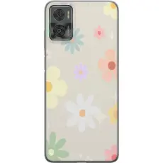 Gustaf - Mobilskal till Motorola Moto E22i med fejdande blommor