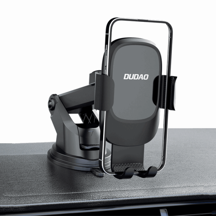 Dudao - Dudao F5N+ Mobilhållare med Sugkopp,Gravitation - Svart