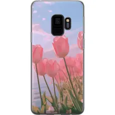 Gustaf - Mobilskal till Samsung Galaxy S9 med Rosa Tulpaner