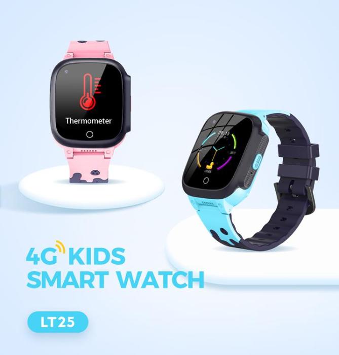 A-One Brand - Smartwatch För Barn GPS Klocka Vattentät 4G - Blå