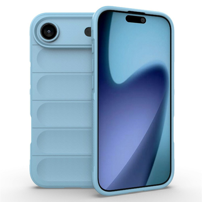 Amorus - AMORUS iPhone Air Mobilskal Shockproof TPU Rugged - Babyblå