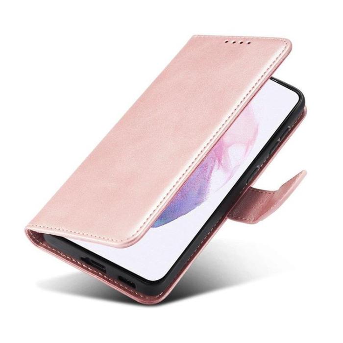 OEM - Magnet Elegant Fodral Galaxy S22 Ultra - Rosa