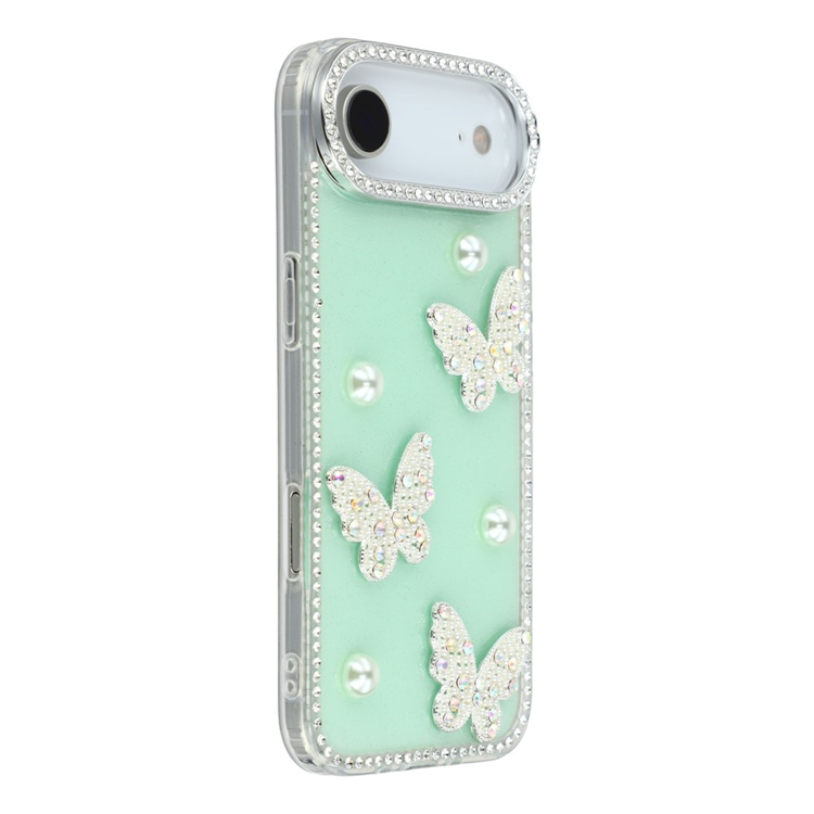 iPhone Air Mobilskal Rhinestone Edge Pearl Butterfly | 2353 | AlltMobil