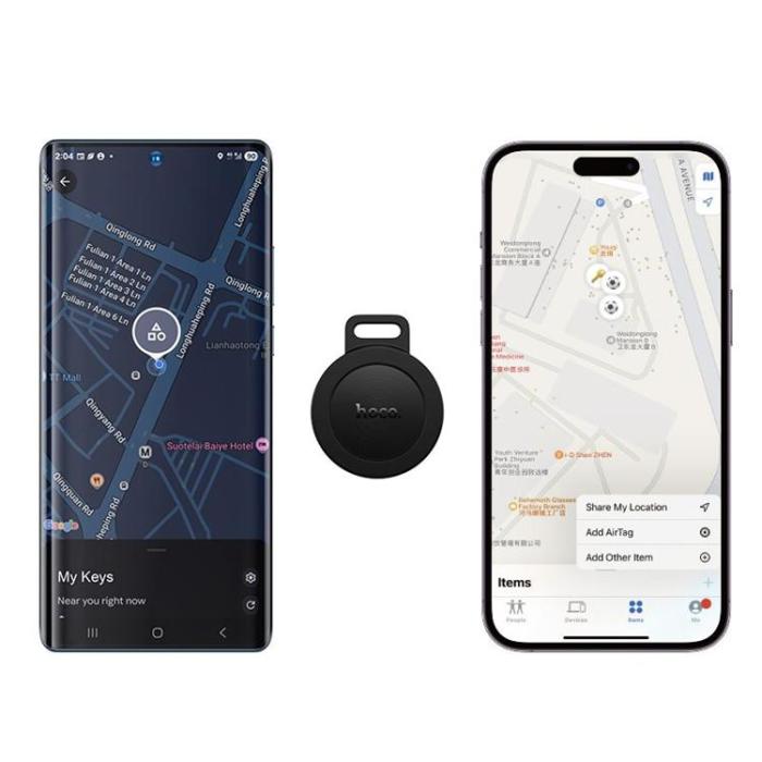Hoco - Hoco Locator Apple och Google Find My E101 - Svart