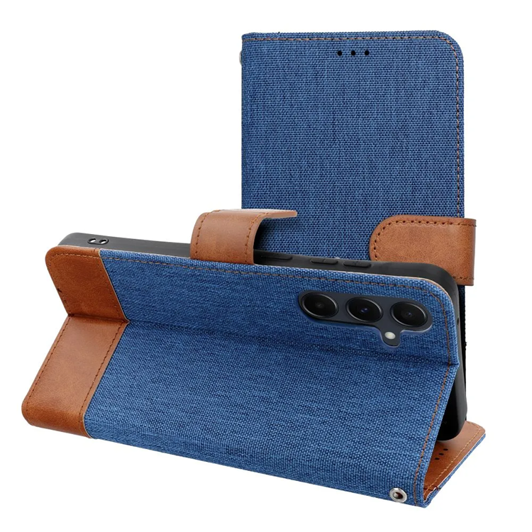 Galaxy A36 5G Plånboksfodral Jeans - Blå