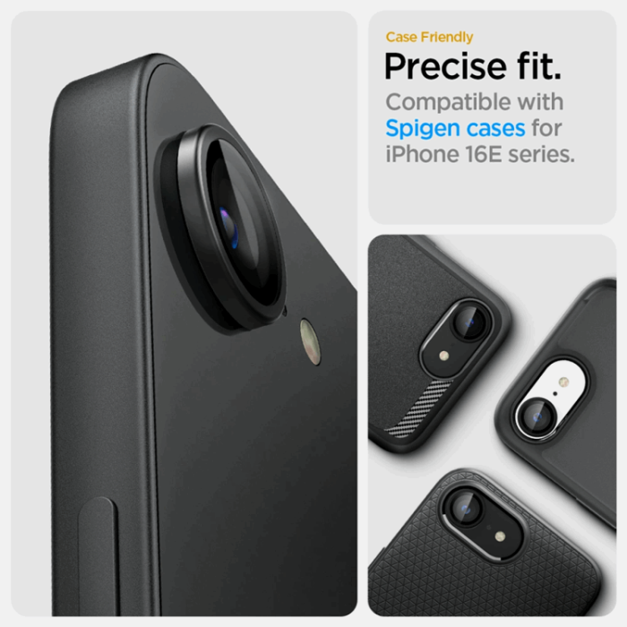 Spigen - Spigen [2-Pack] iPhone 16e Kameralinsskydd Härdat Glas 