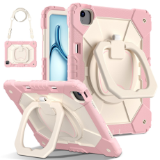 A-One Brand - iPad Air 13(2025/2024) Skal Kickstand - Roséguld/Grå