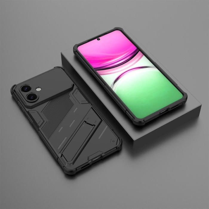 OEM - Mobilskal till Samsung Galaxy S26 Plus Plast Stöttålig Med Ställ - Svart