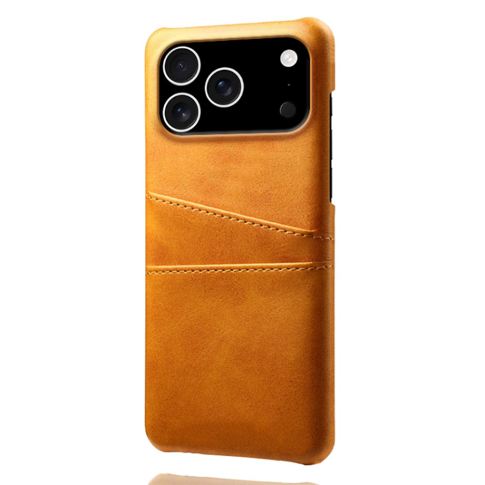 A-One Brand - iPhone 17 Pro Max Mobilskal Korthållare Dual - Orange