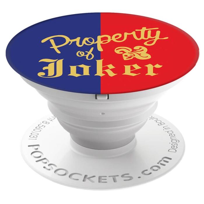 UTGATT4 - POPSOCKETS Property of Joker Grip med Ställfunktion Premium Suicide Squad