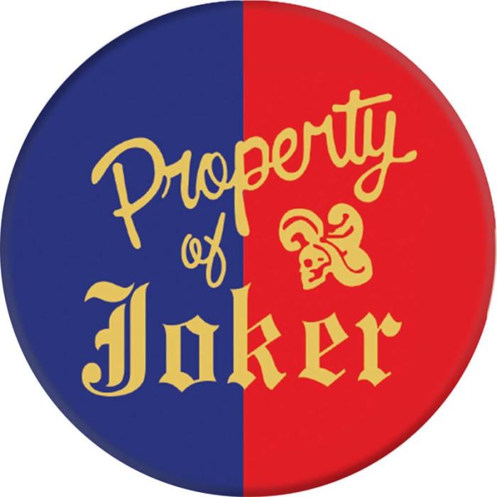 UTGATT4 - POPSOCKETS Property of Joker Grip med Ställfunktion Premium Suicide Squad