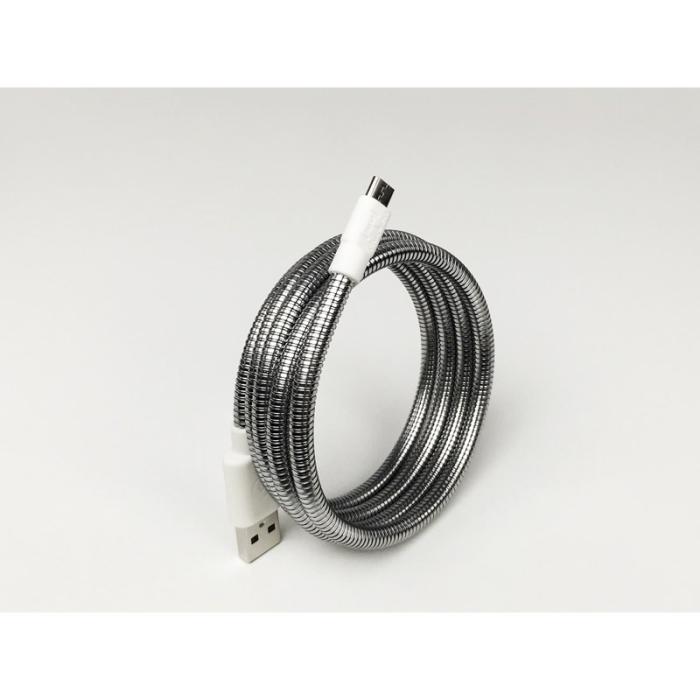 UTGATT5 - Fuse Chicken Synkkabel MicroUSB Titan 1m - Silver