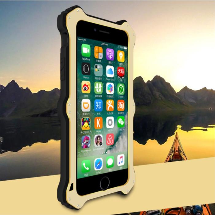 UTGATT5 - LOVE MEI MK2 Rugged Skal till Apple iPhone 7 Plus - Gold