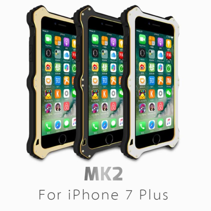 UTGATT5 - LOVE MEI MK2 Rugged Skal till Apple iPhone 7 Plus - Gold