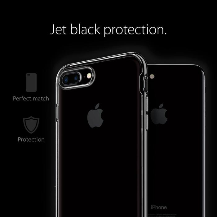 UTGATT5 - SPIGEN Neo Hybrid Crystal Skal till Apple iPhone 7 Plus - Jet Black