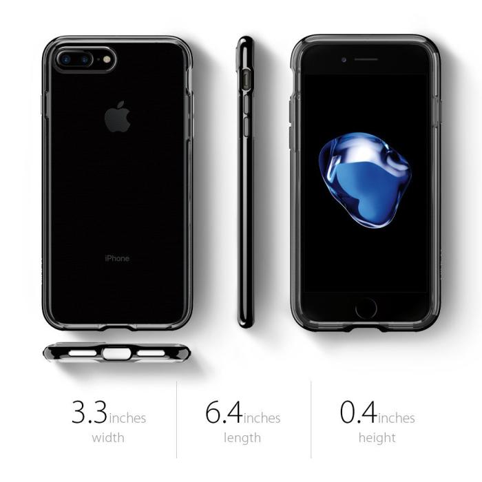 UTGATT5 - SPIGEN Neo Hybrid Crystal Skal till Apple iPhone 7 Plus - Jet Black