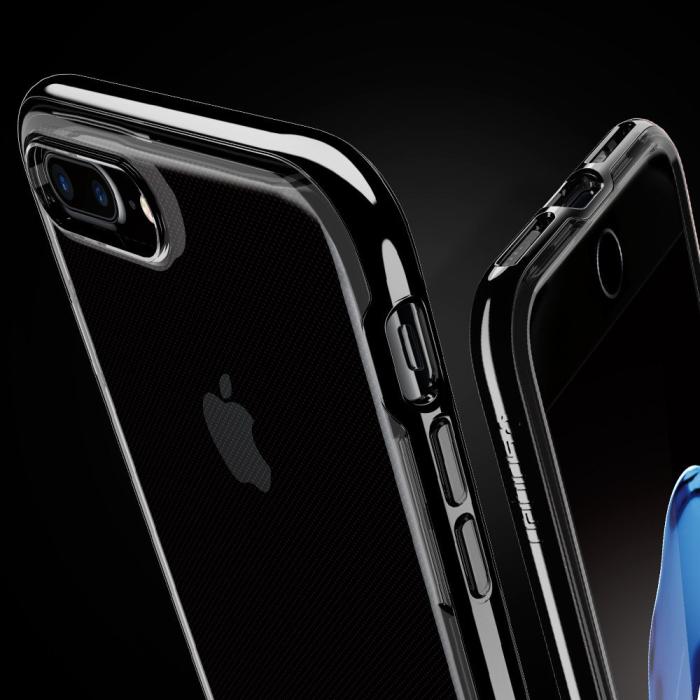 UTGATT5 - SPIGEN Neo Hybrid Crystal Skal till Apple iPhone 7 Plus - Jet Black
