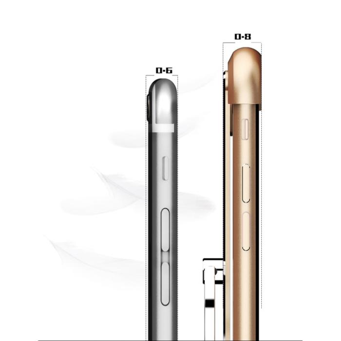 UTGATT5 - OATSBASF X Metal Bumper Skal till iPhone 7 Plus - Svart