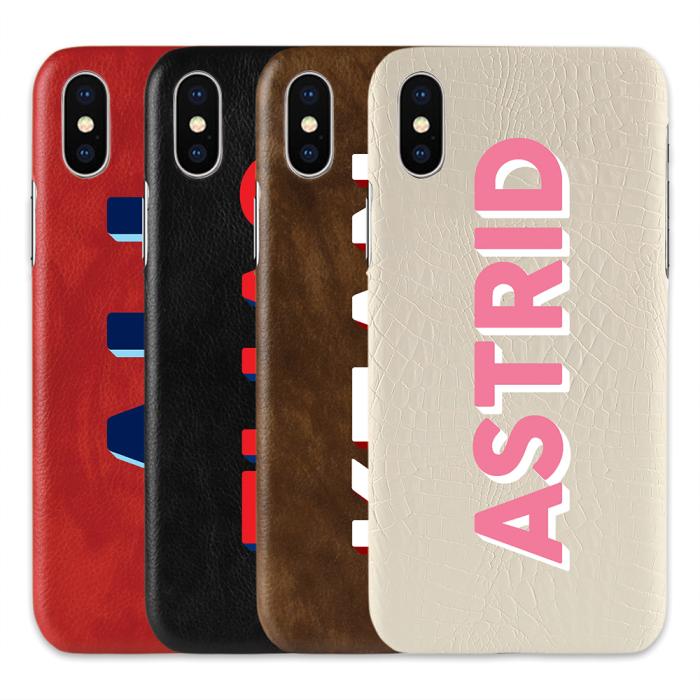 UTGATT5 - Designa själv konstläder skal till Apple iPhone XS Max