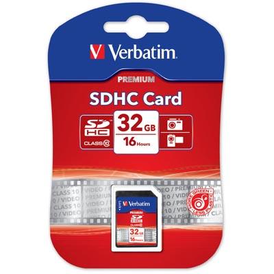 Verbatim minneskort, SDHC, 32GB, Secure Digital High-Capacity, Class 10 | 2353 | AlltMobil
