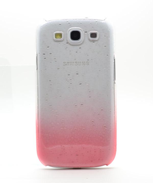 Raindrop Baksideskal tillSamsung Galaxy S3 i9300 (Rosa) | 2353 | AlltMobil