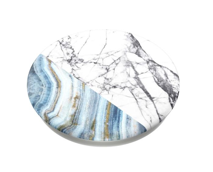 PopSockets - POPSOCKETS Aegean Marble Avtagbart Grip med Ställfunktion