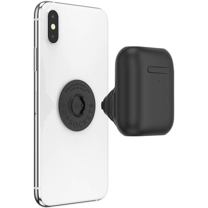 UTGATT5 - POPSOCKETS Airpods Holder Black Avtagbart Grip med Case Premium