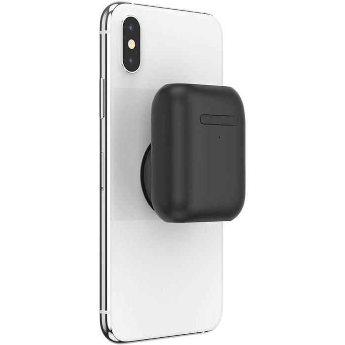 UTGATT5 - POPSOCKETS Airpods Holder Black Avtagbart Grip med Case Premium
