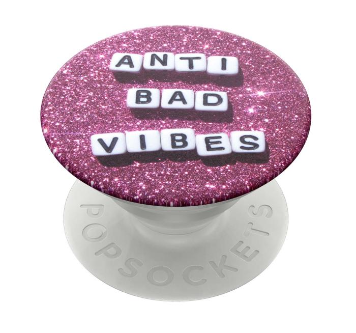 UTGATT - POPSOCKETS Anti Bad Vibes Avtagbart Grip med Ställfunktion