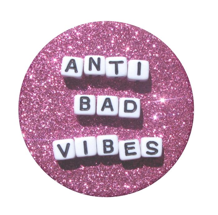 UTGATT - POPSOCKETS Anti Bad Vibes Avtagbart Grip med Ställfunktion