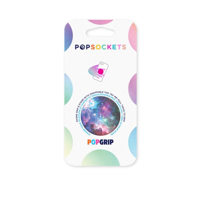 PopSockets - POPSOCKETS Blue Nebula Avtagbart Grip med Ställfunktion